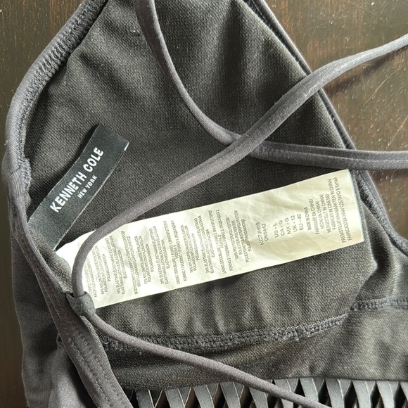 Kenneth Cole Black One Piece Swimsuit - Picture 2 of 3